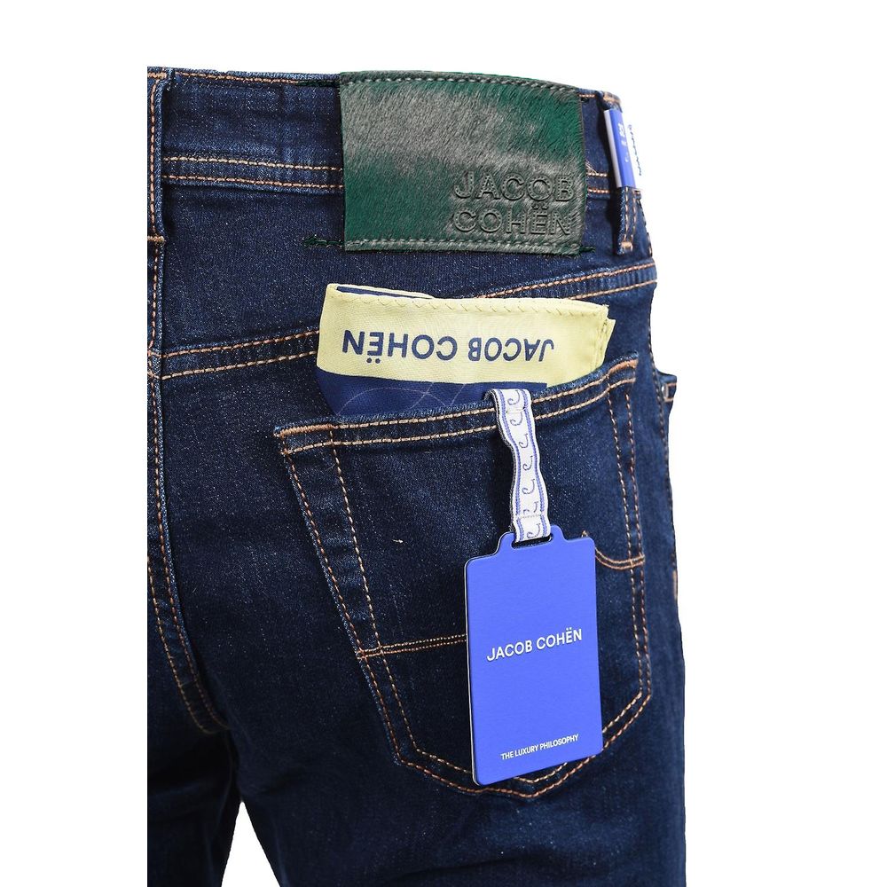 Jacob Cohen Blue Cotton Jeans & Pant -   -  Jacob Cohen.