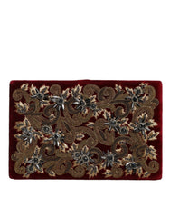 Dolce & Gabbana Red Velvet Gold Frame Clutch Evening Party Purse Bag -  Luxury Clutch Bag for Women -  Dolce & Gabbana.