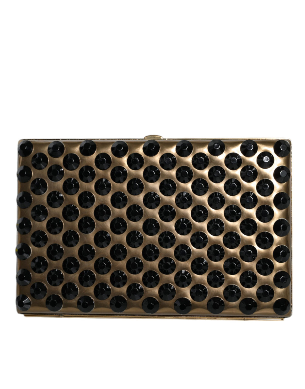 Dolce & Gabbana Gold Crystal Bifold Clutch Evening Party Women Purse Bag -  Luxury Clutch Bag for Women -  Dolce & Gabbana.