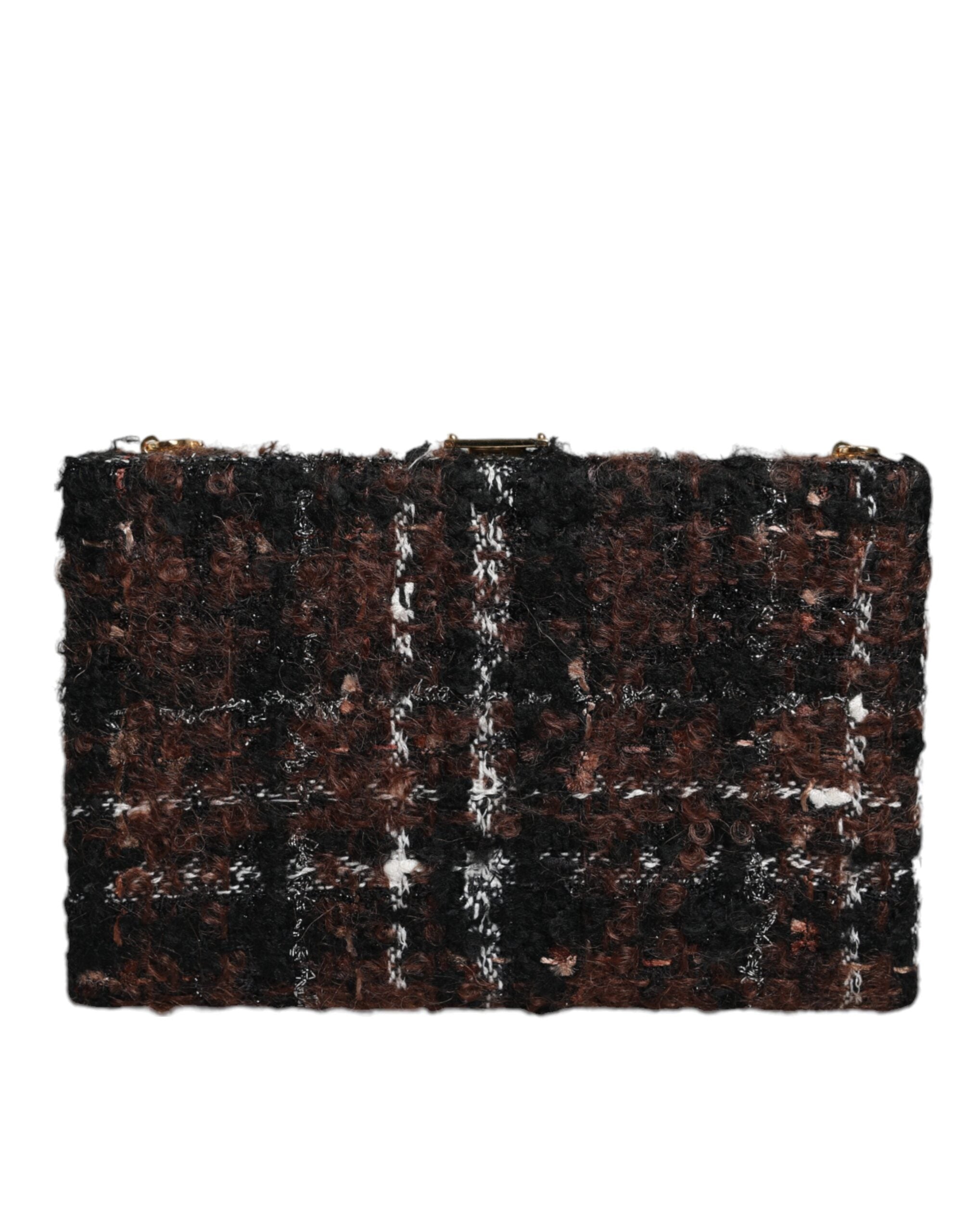 Dolce & Gabbana Multicolor Tweed Floral Clutch Evening Party Purse CrossBody Bag -   -  Dolce & Gabbana.