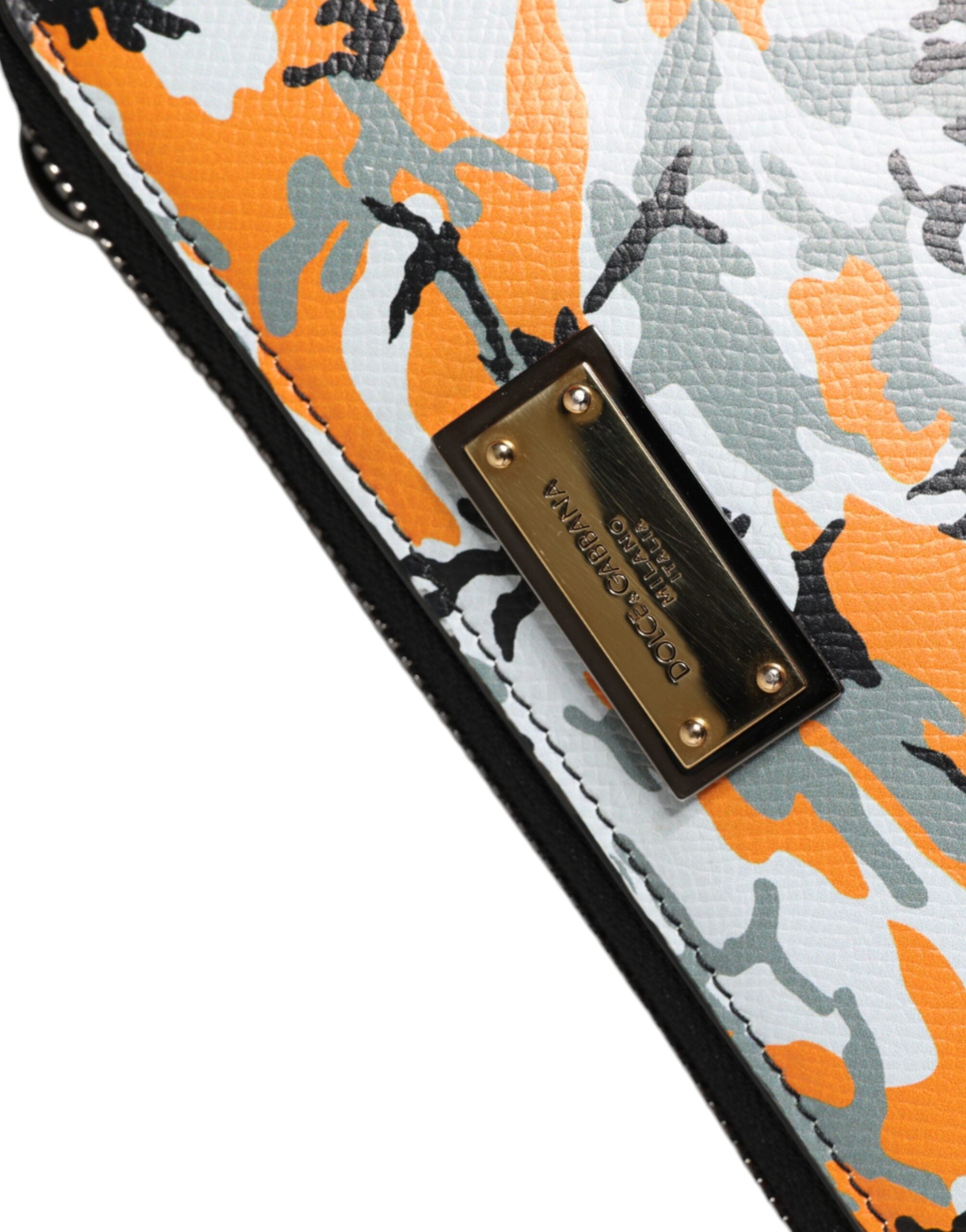 Dolce & Gabbana Multicolor Camouflage Leather Purse Cross Body Bag -  Luxury Cross Body Bag for Women -  Dolce & Gabbana.