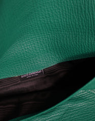 Dolce & Gabbana Green Leather Handbag Clutch Mini Purse Pouch Tablet Case -   -  Dolce & Gabbana.