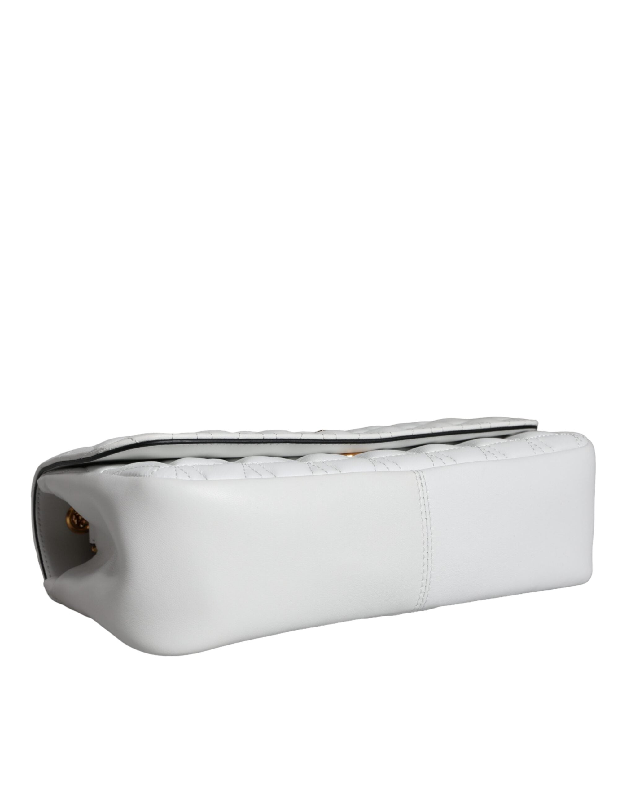 Versace White Mini Nappa Leather Crossbody Shoulder Bag -  Luxury Cross Body Bag for Women -  Versace.