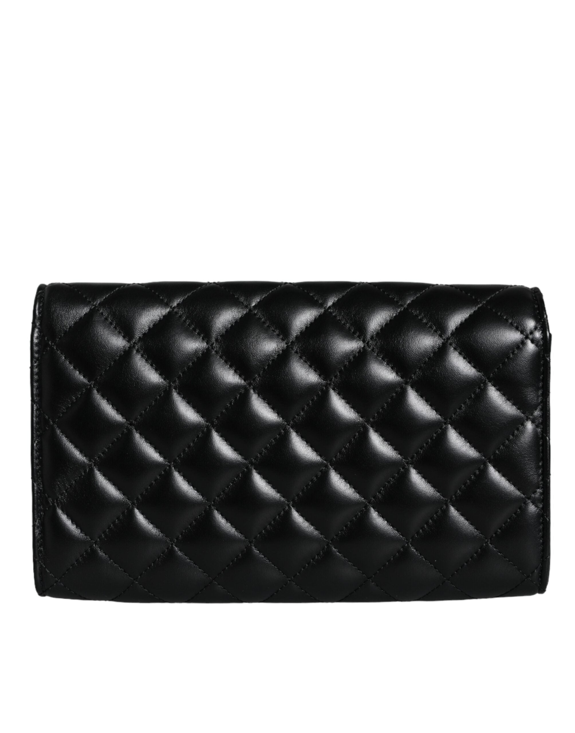Versace Black Quilted Nappa Leather Crossbody Shoulder Bag -  Luxury Cross Body Bag for Women -  Versace.