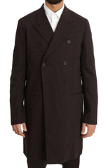Dolce & Gabbana Bordeaux Wool Stretch Long 3 Piece Suit -   -  Dolce & Gabbana.