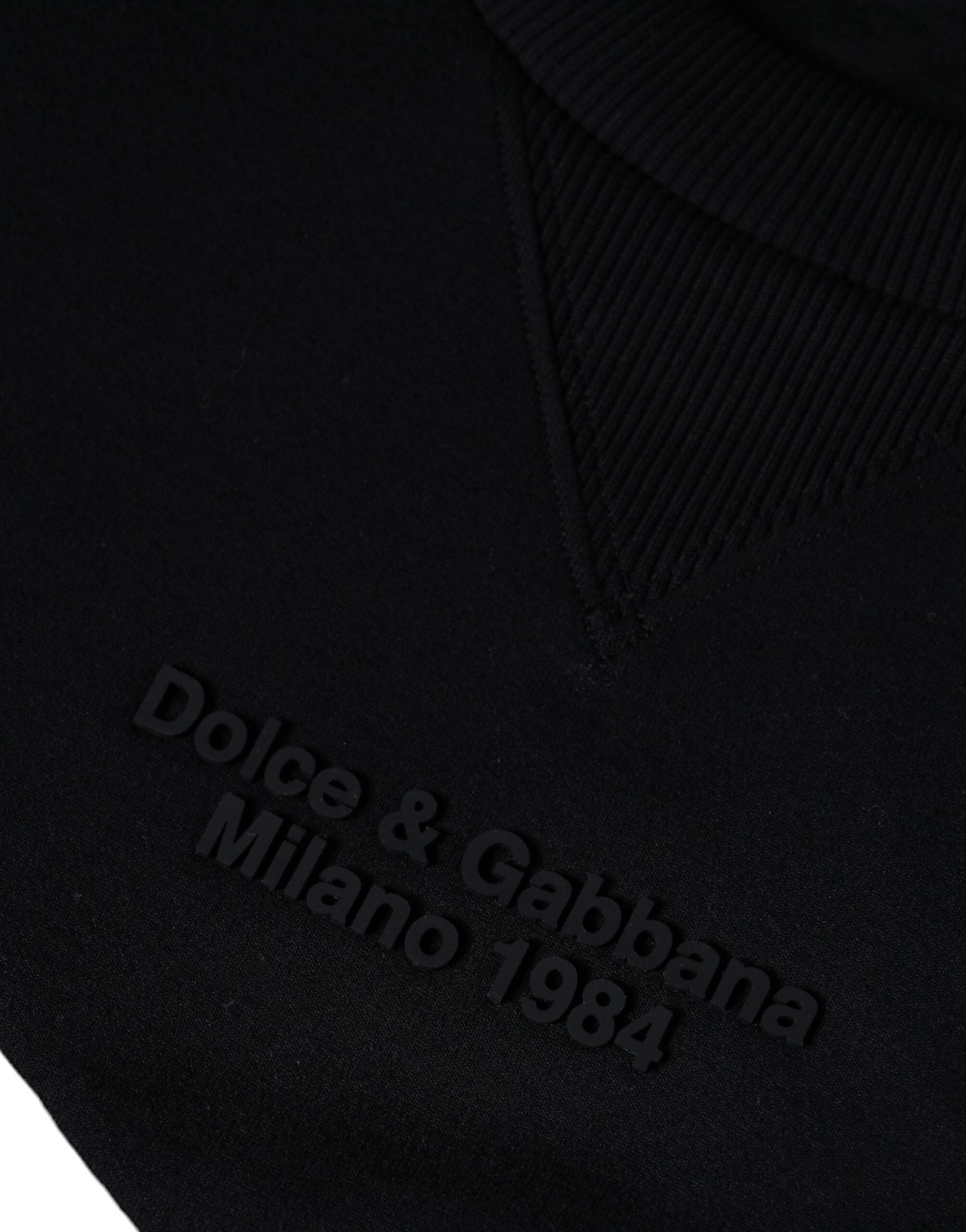 Dolce & Gabbana Black Leopard Crew Neck Sweatshirt Sweater -   -  Dolce & Gabbana.