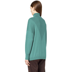 Alpha Studio Green Silk Sweater -   -  Alpha Studio.