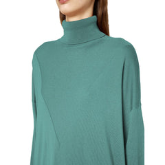Alpha Studio Green Silk Sweater -   -  Alpha Studio.