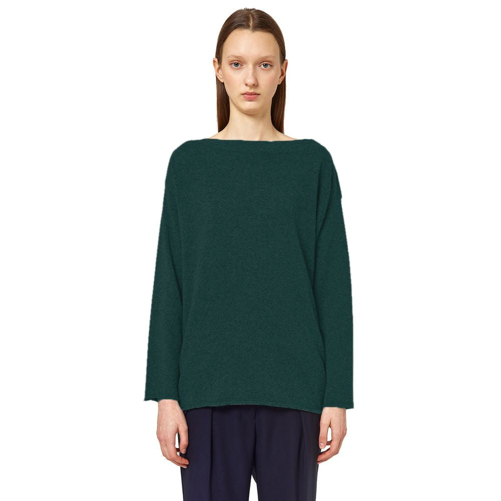 Alpha Studio Green Silk Sweater -   -  Alpha Studio.