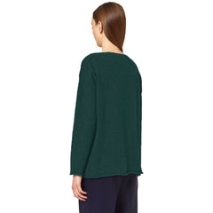 Alpha Studio Green Silk Sweater -   -  Alpha Studio.