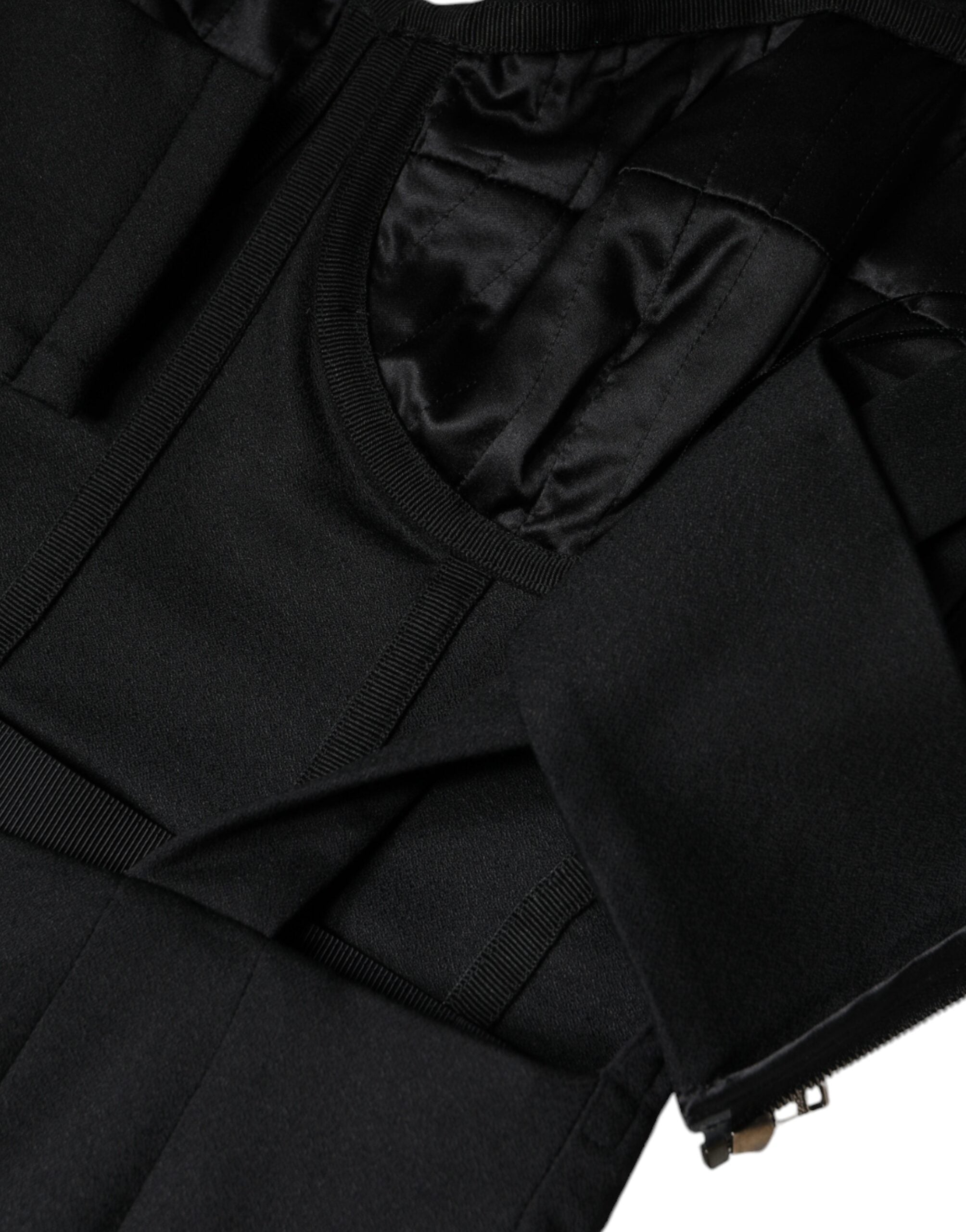 Dolce & Gabbana Black Cut Out Sleeveless Bodycon Mini Dress -   -  Dolce & Gabbana.