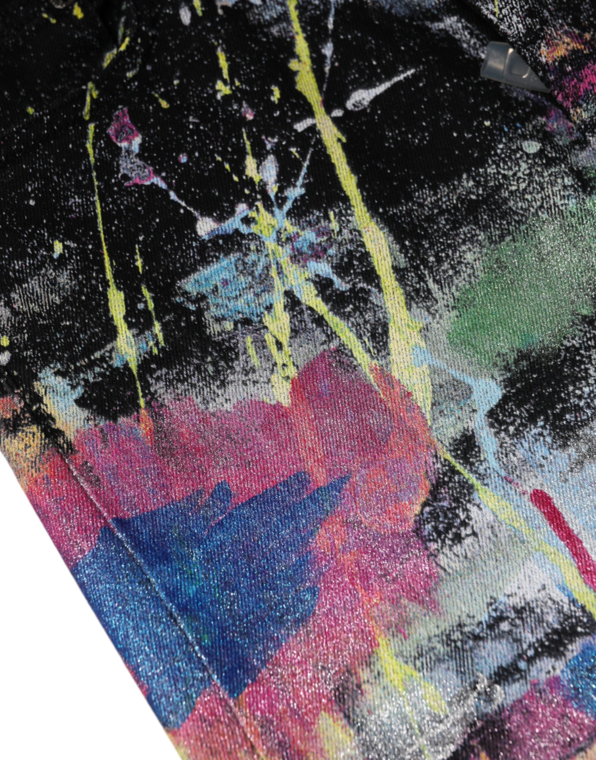 Dolce & Gabbana Multicolor Splatter Paint Cotton Skinny Denim Jeans -   -  Dolce & Gabbana.