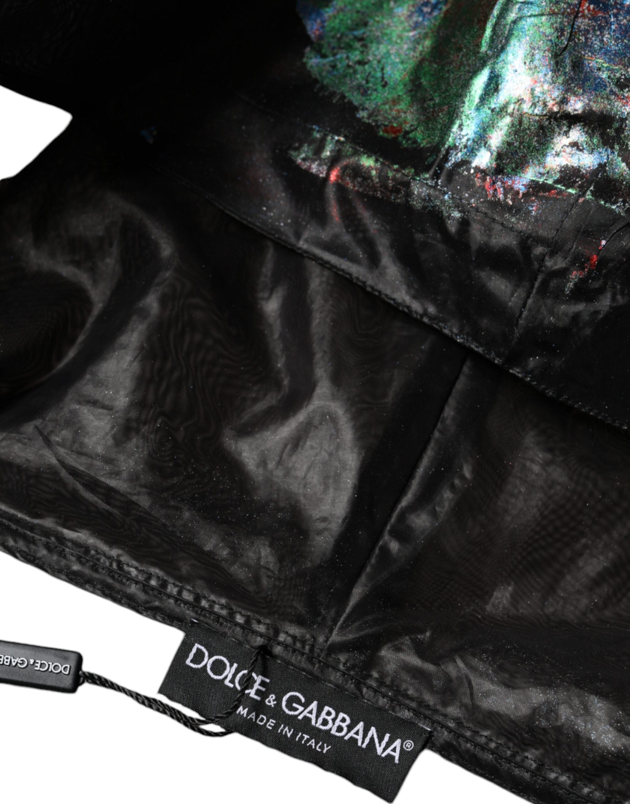 Dolce & Gabbana Multicolor Print Hooded Sweatshirt Sweater -   -  Dolce & Gabbana.
