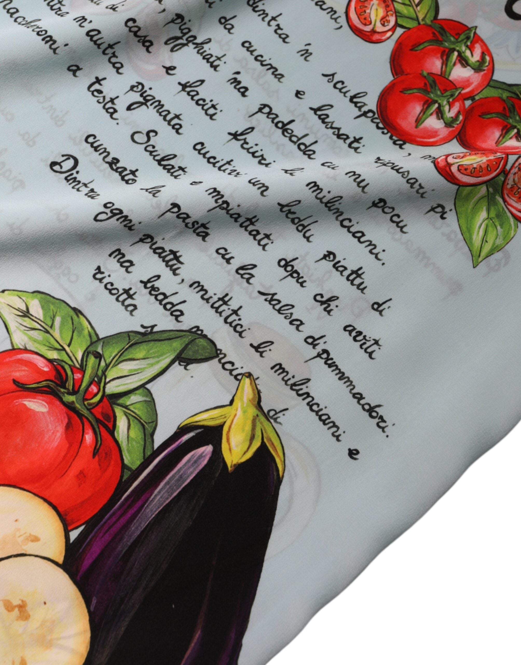 Dolce & Gabbana Multicolor Pasta Alla Norma Print Tank Top -   -  Dolce & Gabbana.