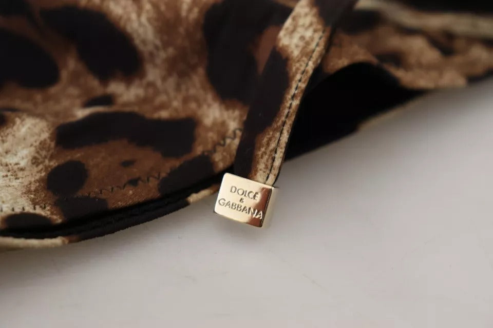 Dolce & Gabbana Brown Leopard Print Swimsuit Swimwear Bikini Bottom -   -  Dolce & Gabbana.