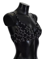 Dolce & Gabbana Black Millennials Star Non Wire Cotton Bra Underwear -   -  Dolce & Gabbana.