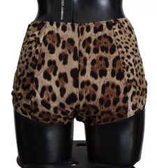 Dolce & Gabbana Brown Leopard Print Swimsuit Swimwear Bikini Bottom -   -  Dolce & Gabbana.