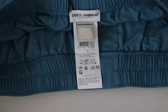 Dolce & Gabbana Blue Cotton Regular Boxer Shorts Underwear -   -  Dolce & Gabbana.
