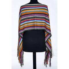 Missoni Multicolor Wool Women Poncho -   -  Missoni.