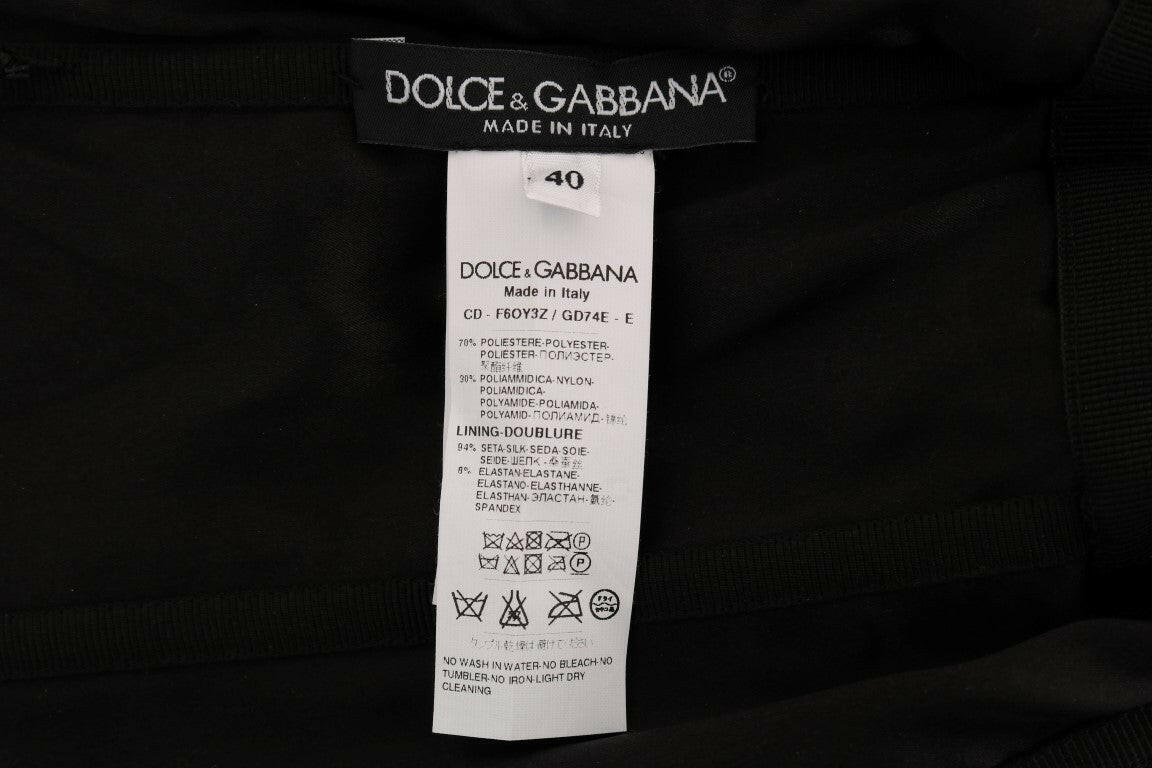 Dolce & Gabbana Black Red Polka Sequined Shift Dress -   -  Dolce & Gabbana.
