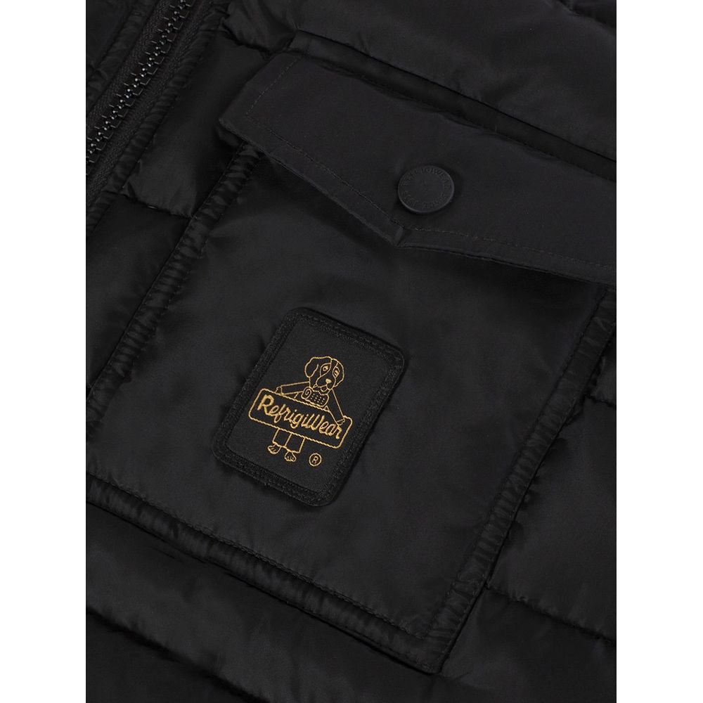 Refrigiwear Black Nylon Men's Jacket -   -  Refrigiwear.