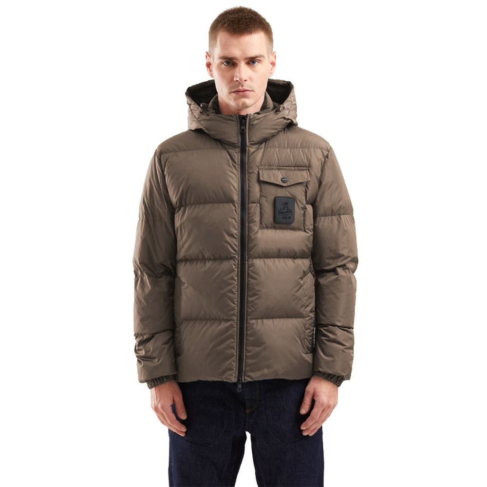 Refrigiwear Brown Nylon Men Jacket -   -  Refrigiwear.