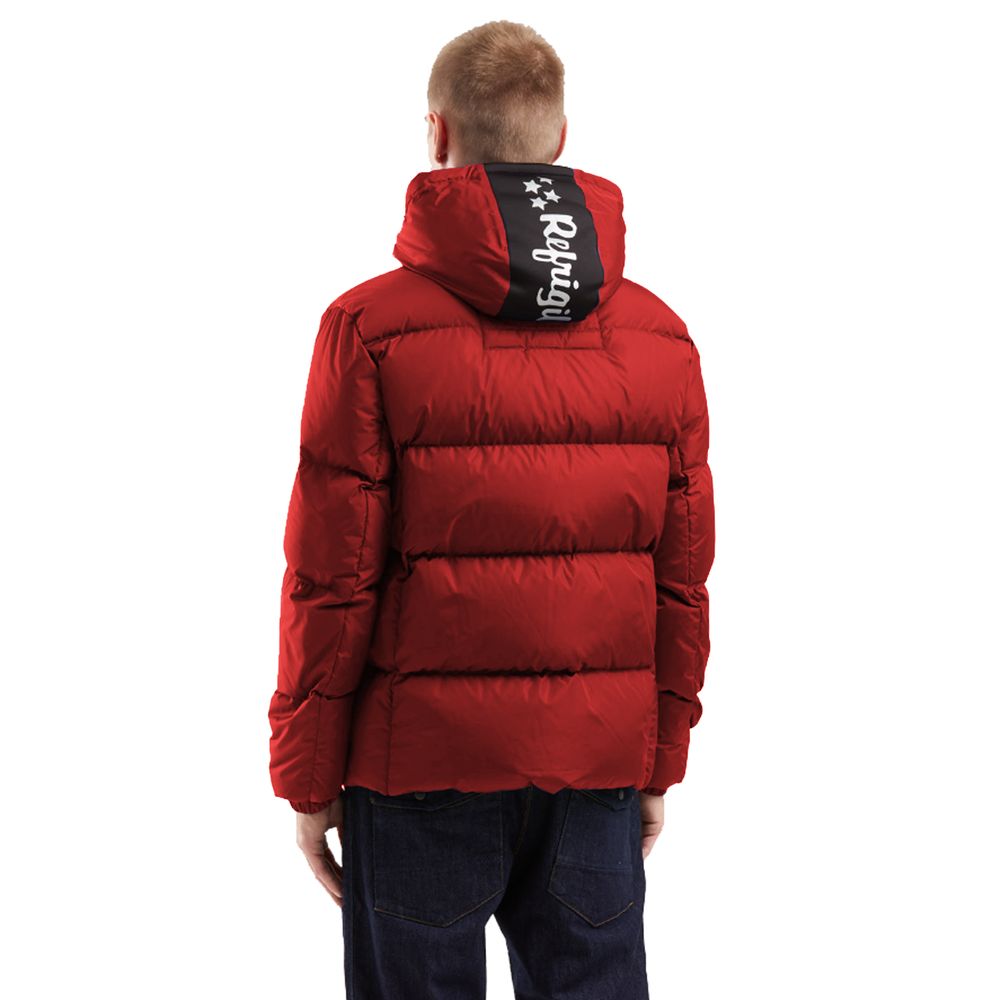 Refrigiwear Red Nylon Men Jacket -   -  Refrigiwear.