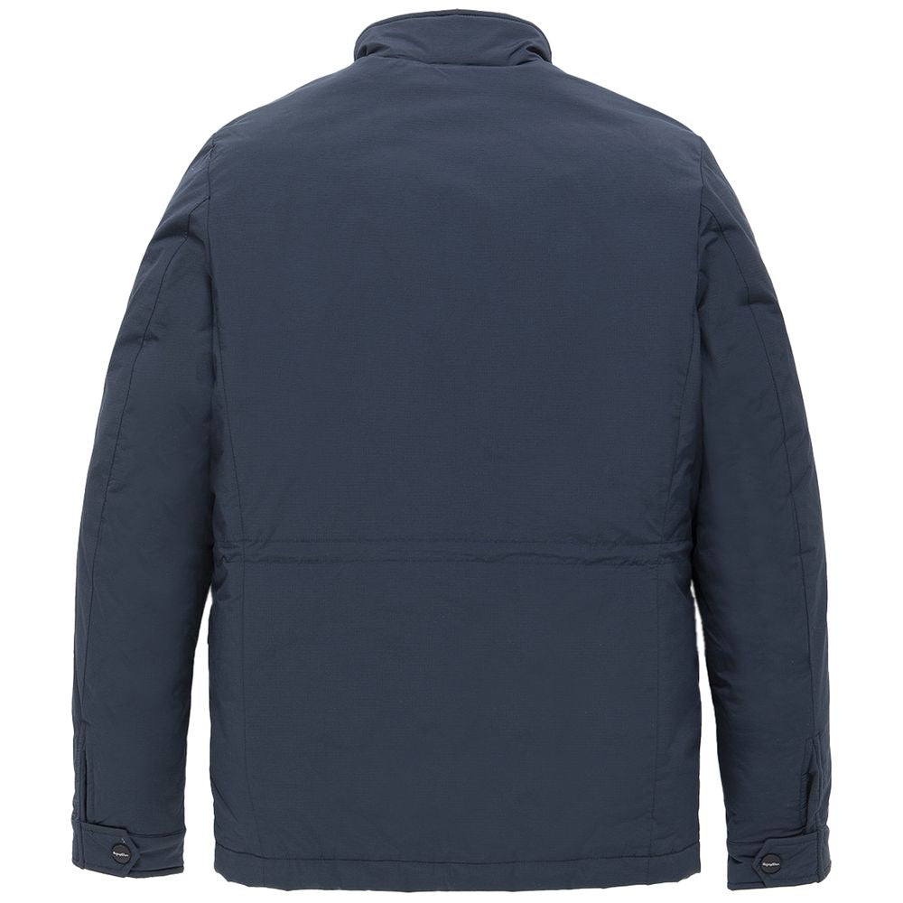 Refrigiwear Blue Nylon Men Jacket -   -  Refrigiwear.