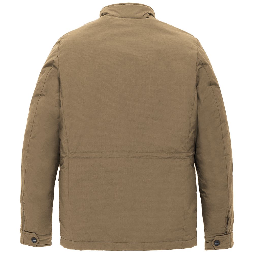 Refrigiwear Brown Nylon Men Jacket -   -  Refrigiwear.