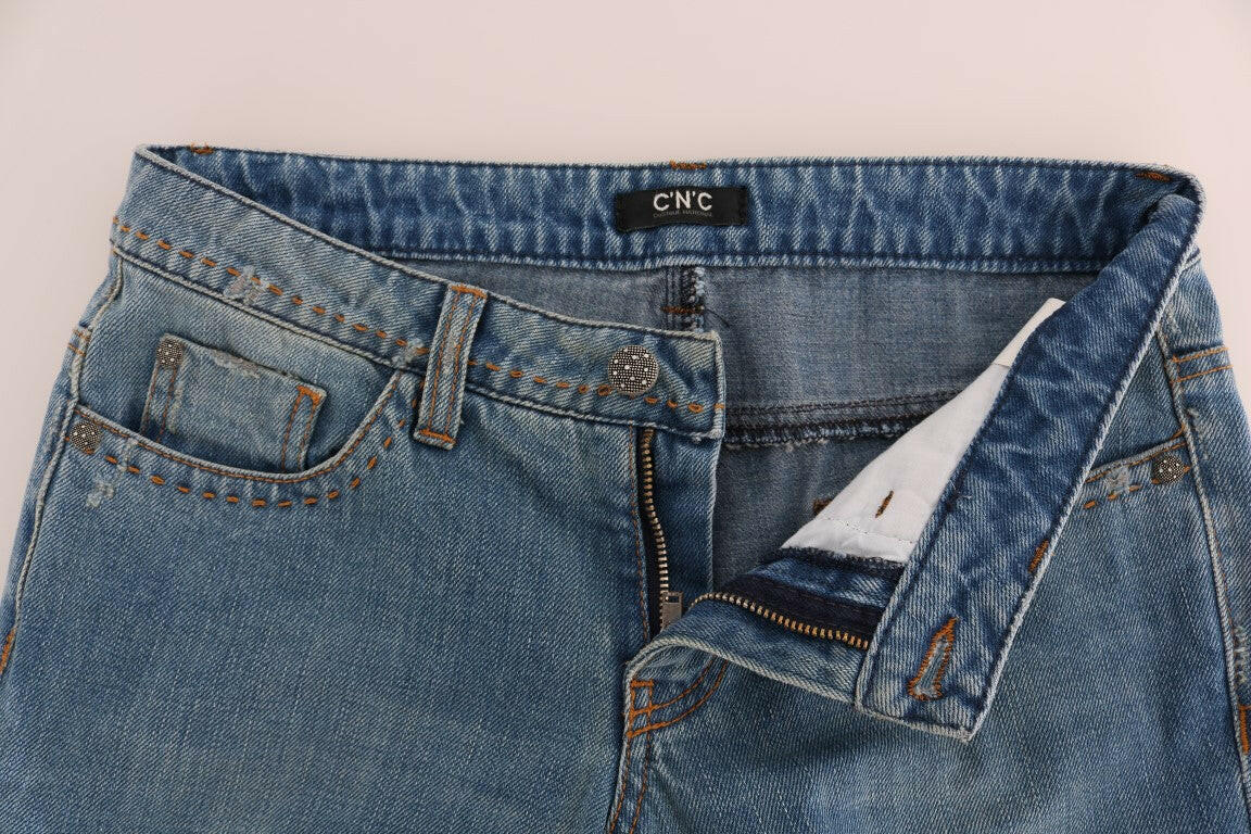Costume National Blue Wash Cotton Classic Jeans -   -  Costume National.