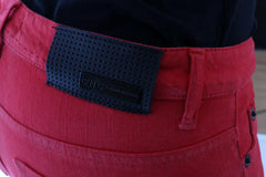 Costume National Red Cotton Stretch Slim Jeans -   -  Costume National.