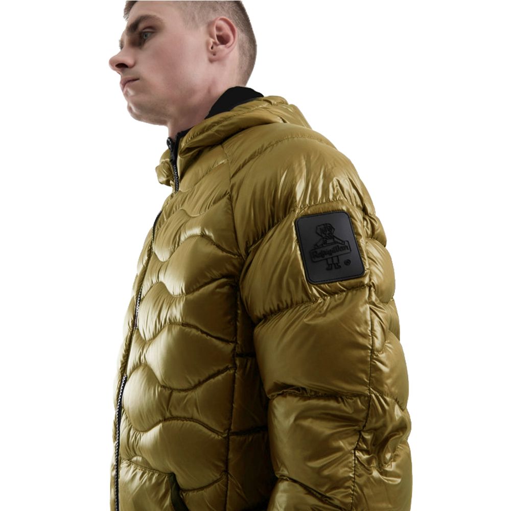 Refrigiwear Yellow Nylon Men Jacket -   -  Refrigiwear.