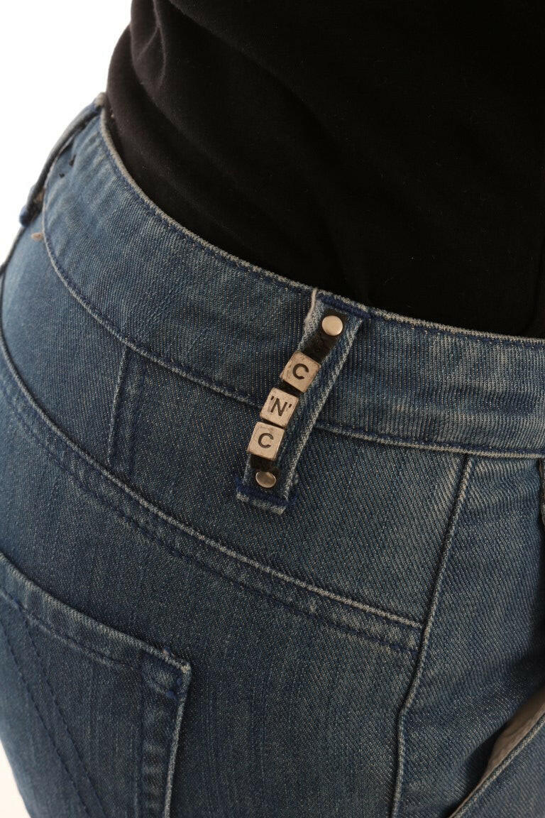 Costume National Blue Wash Cotton Slim Denim Jeans -   -  Costume National.