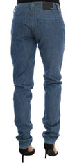 Costume National Blue Wash Cotton Boyfriend Fit Jeans -   -  Costume National.