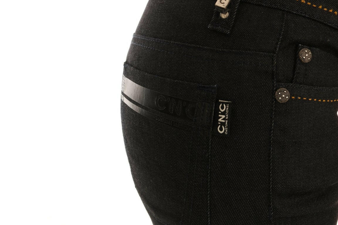 Costume National Blue Cotton Stretch Slim Fit Jeans -   -  Costume National.