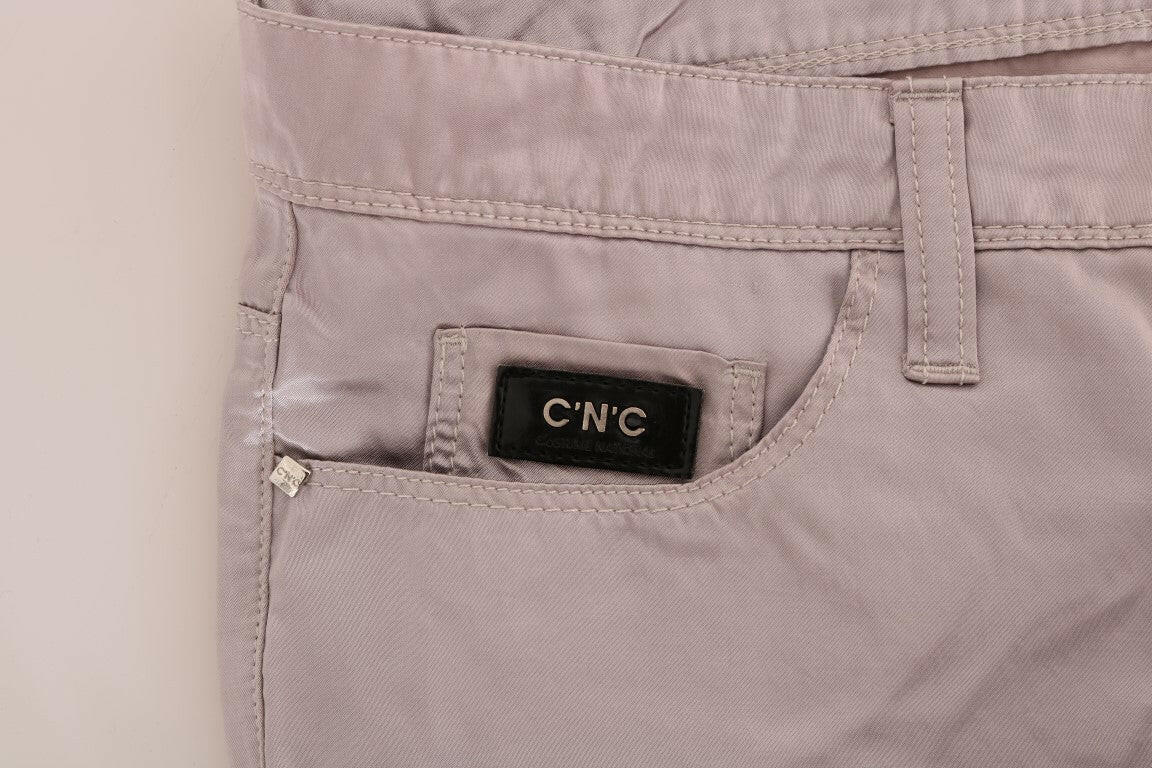 Costume National Beige Cotton Slim Fit Jeans -   -  Costume National.