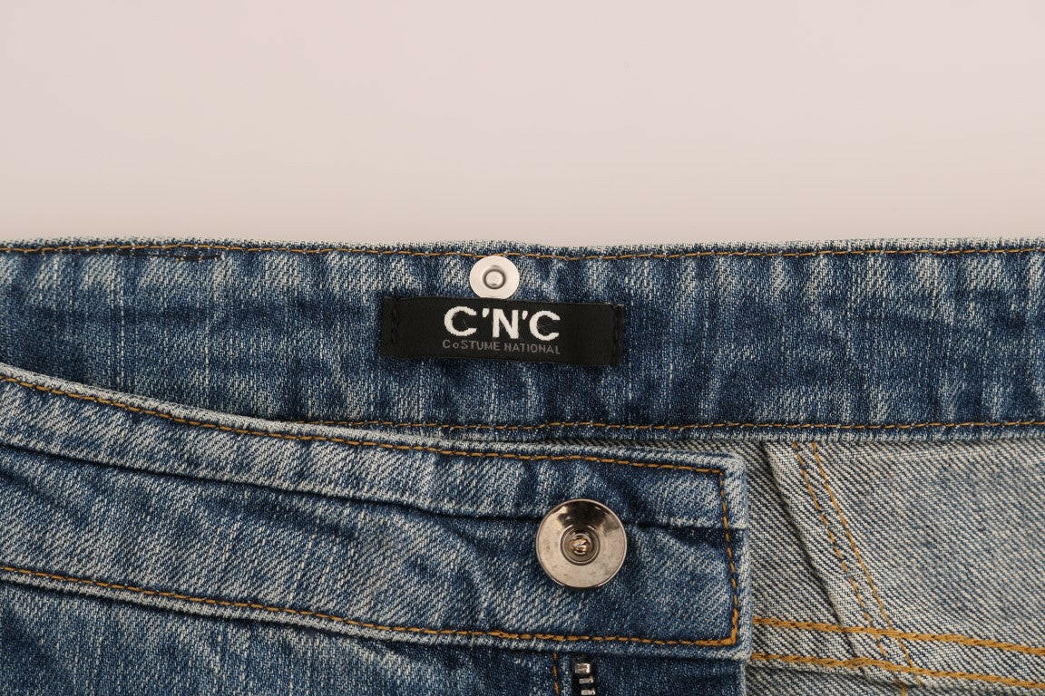 Costume National Blue Cotton Stretch Denim Jeans -   -  Costume National.