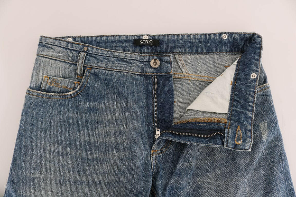 Costume National Blue Cotton Stretch Denim Jeans -   -  Costume National.