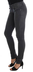 Acht Gray Cotton Slim Fit Denim Jeans -   -  Acht.