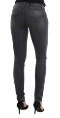 Acht Gray Cotton Slim Fit Denim Jeans -   -  Acht.