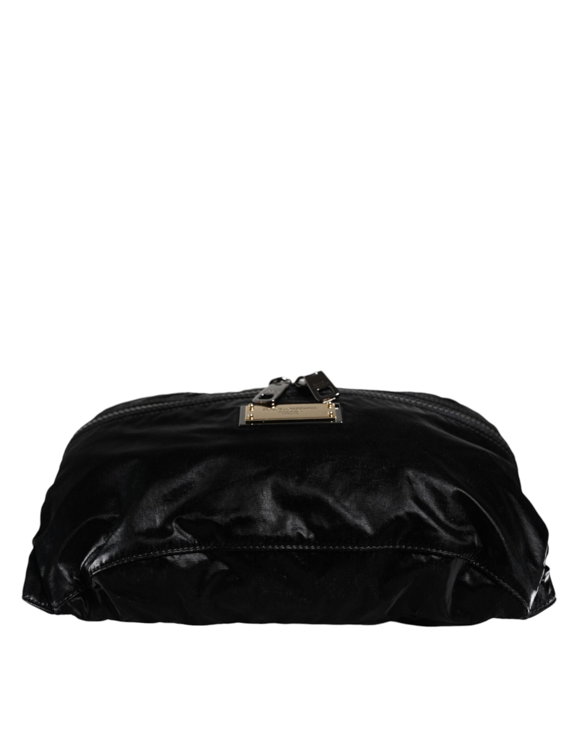 Dolce & Gabbana Black Nylon Fabric Belt Waist Fanny Pack Bag -  Luxury Belt Bag for Women -  Dolce & Gabbana.