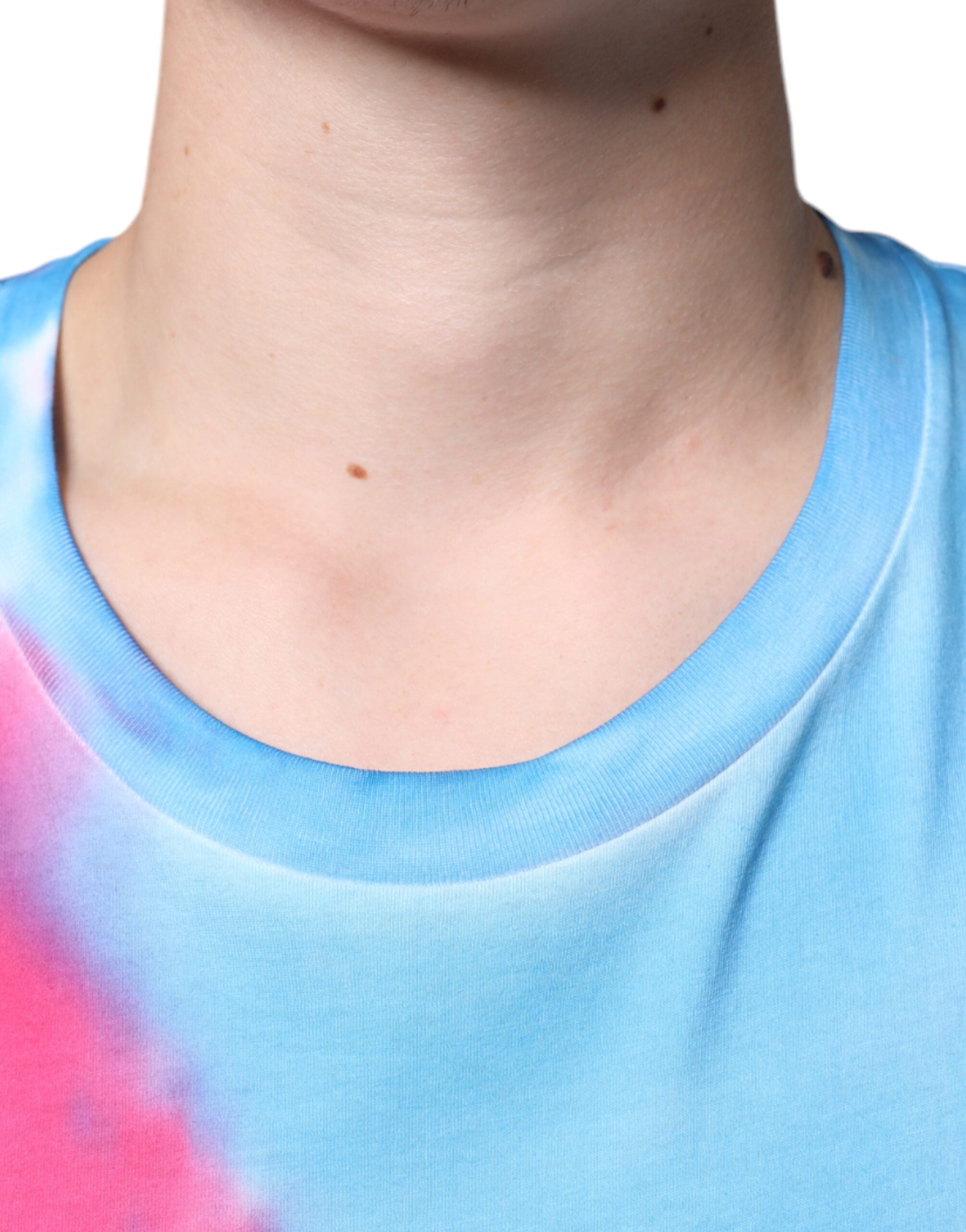 Dolce & Gabbana Multicolor Tie Dye Cotton Sleeveless T-shirt -   -  Dolce & Gabbana.