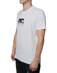 Dolce & Gabbana White Cotton DG Logo Print T-shirt -   -  Dolce & Gabbana.