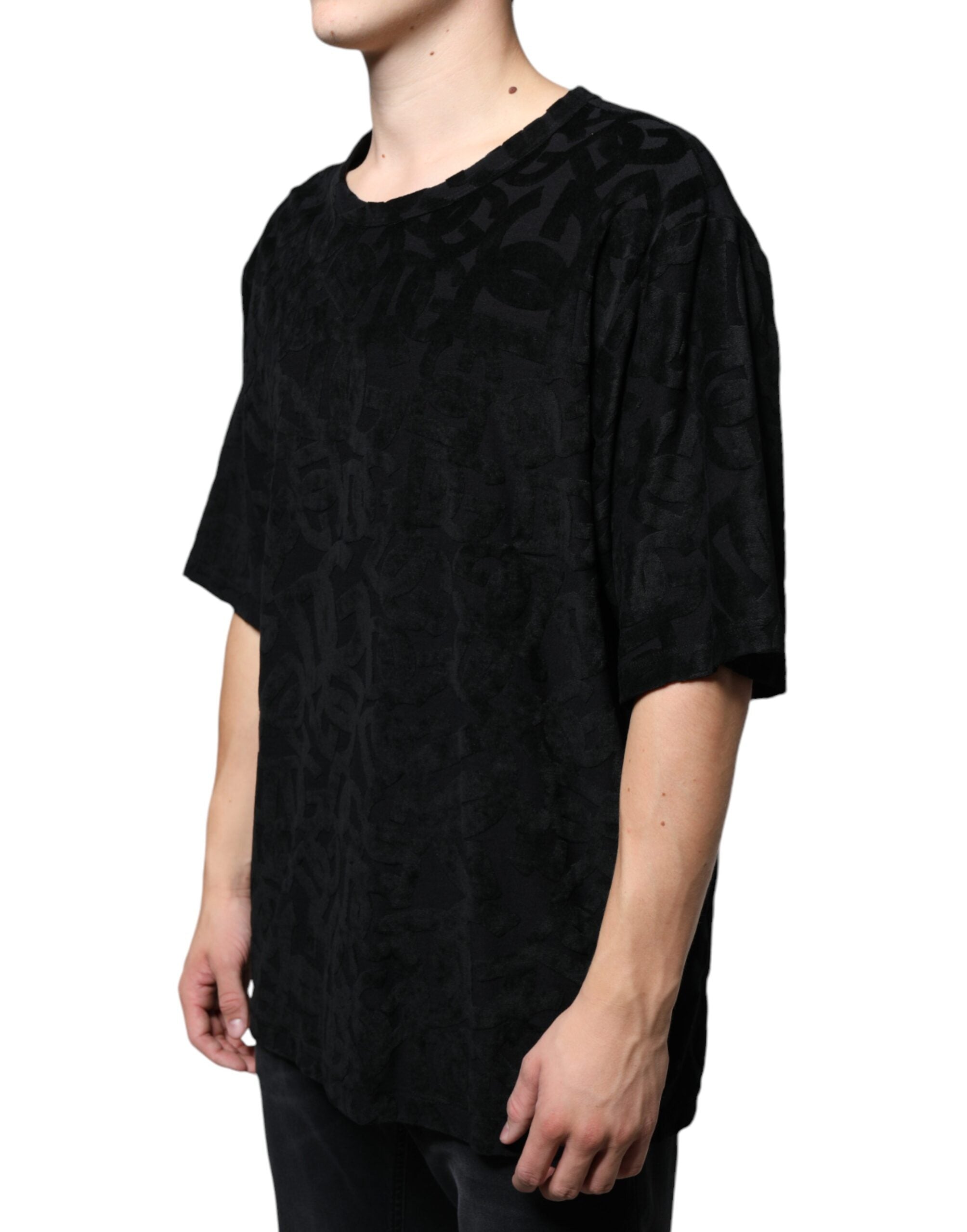 Dolce & Gabbana Black DG Mania Logo Print T-shirt -   -  Dolce & Gabbana.