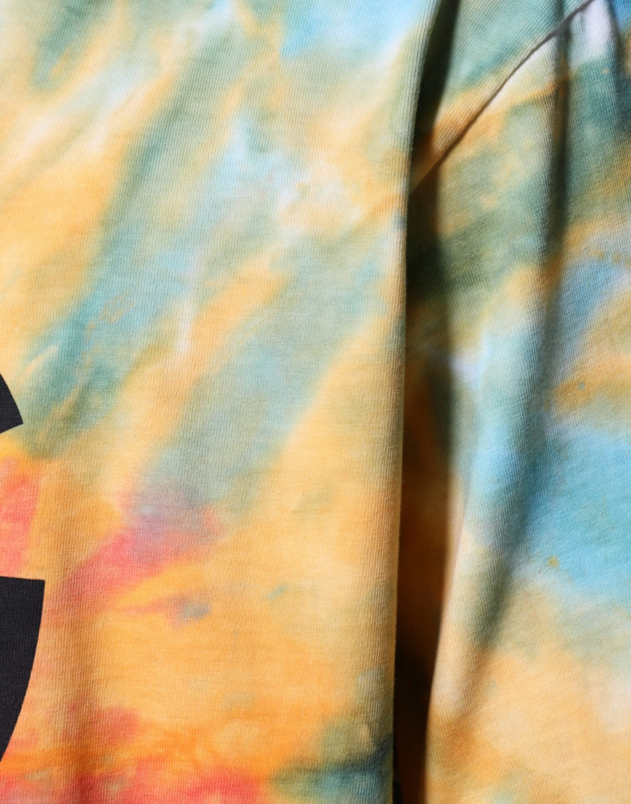 Dolce & Gabbana Multicolor Tie-Dye Logo Cotton T-shirt -   -  Dolce & Gabbana.