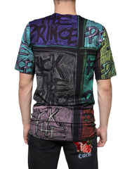 Dolce & Gabbana Multicolor Graphic Print Cotton T-shirt -   -  Dolce & Gabbana.