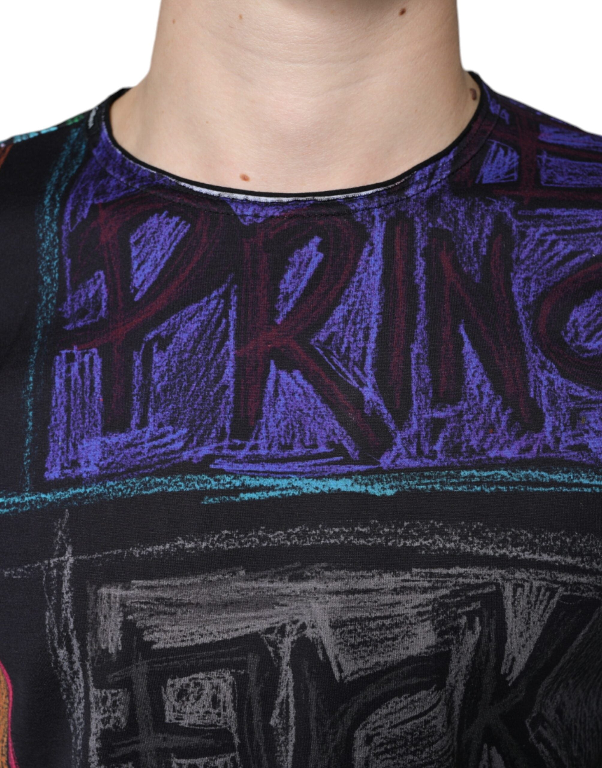 Dolce & Gabbana Multicolor Graphic Print Cotton T-shirt -   -  Dolce & Gabbana.