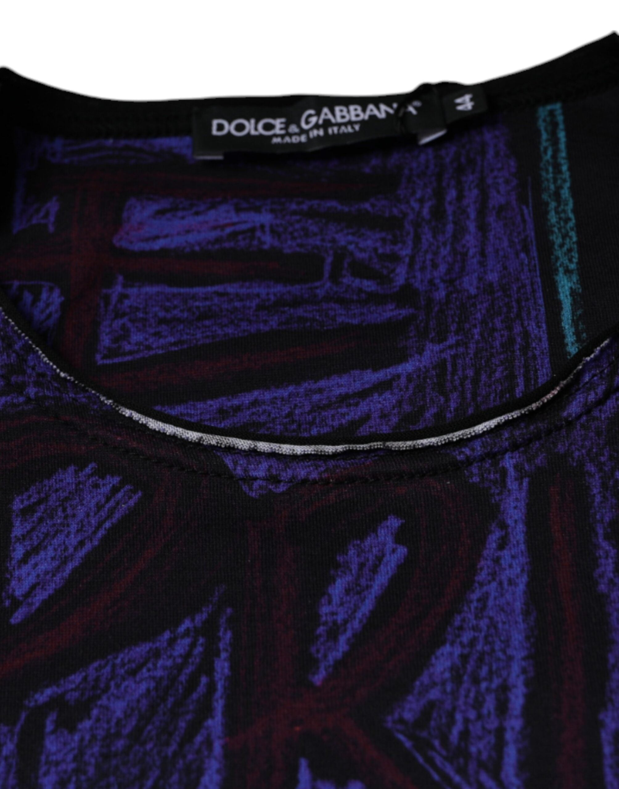 Dolce & Gabbana Multicolor Graphic Print Cotton T-shirt -   -  Dolce & Gabbana.
