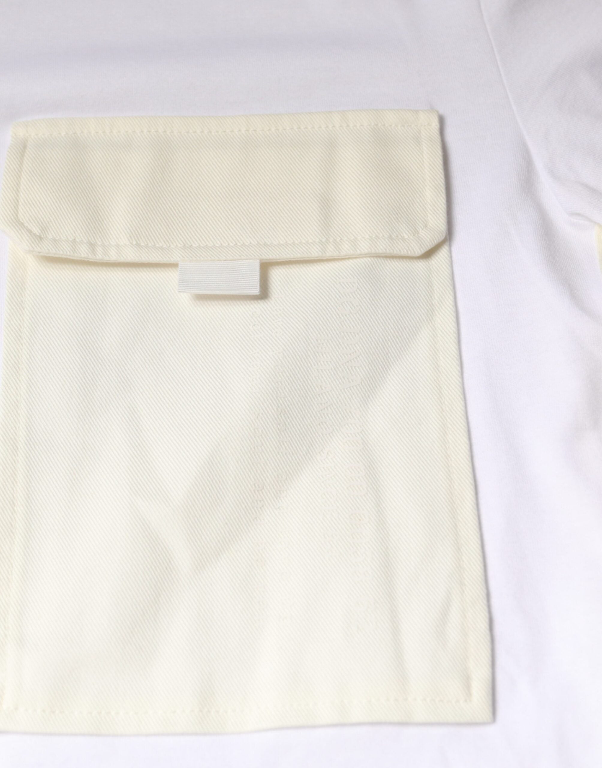 Dolce & Gabbana White Cotton Pocket Short Sleeves T-shirt -   -  Dolce & Gabbana.
