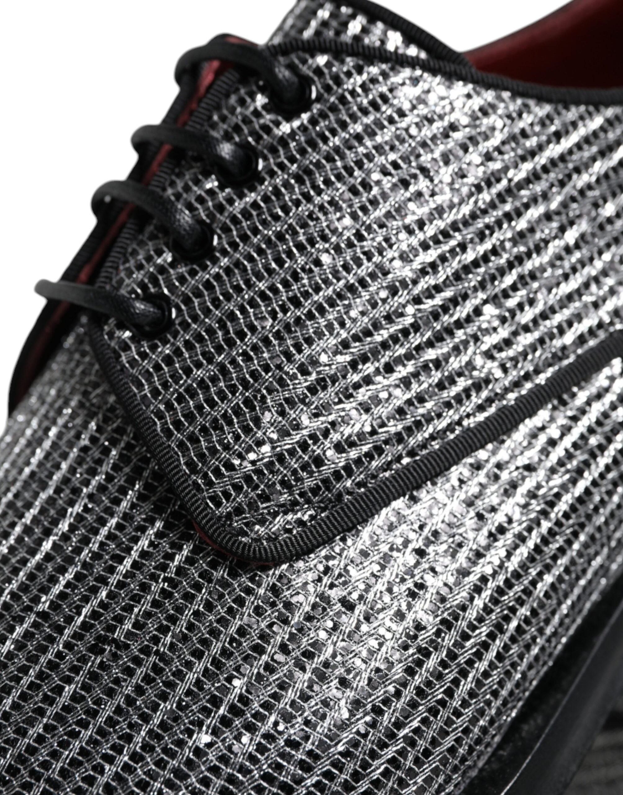 Dolce & Gabbana Silver Polyurethane Derby Formal Dress Shoes -   -  Dolce & Gabbana.
